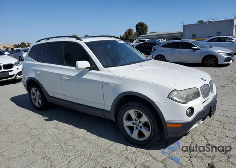 2008 BMW X3 3.0Si z USA, uszkodzony, nr VIN WBXPC93428WJ15932